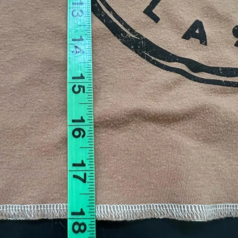 Ford Women's Tan Bronco Cropped Tee - L - Picture 5 of 5